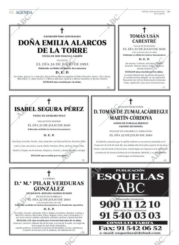 ABC MADRID 24-07-2010 página 62
