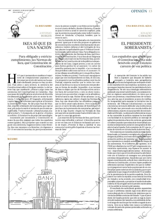ABC MADRID 25-07-2010 página 13
