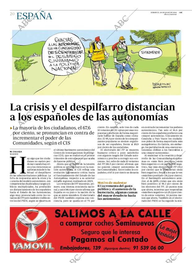 ABC MADRID 25-07-2010 página 20