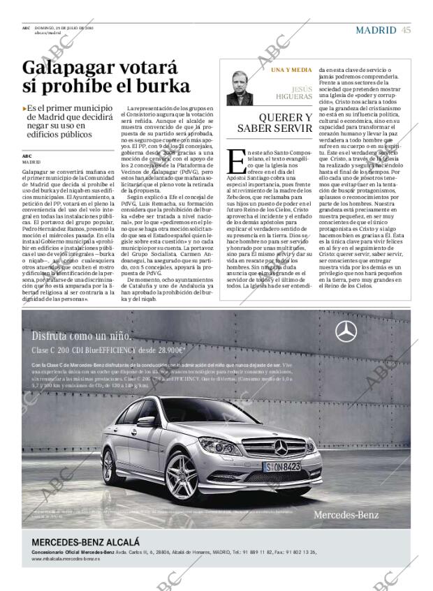 ABC MADRID 25-07-2010 página 45