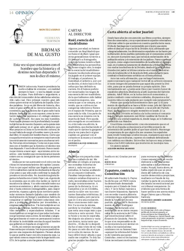 ABC MADRID 27-07-2010 página 14