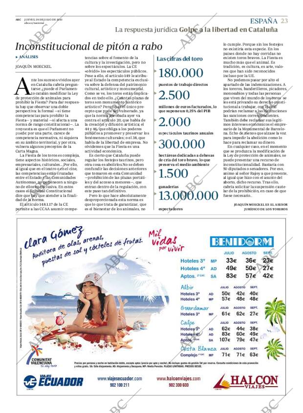 ABC MADRID 29-07-2010 página 23