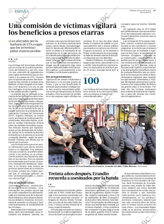 ABC MADRID 30-07-2010 página 20