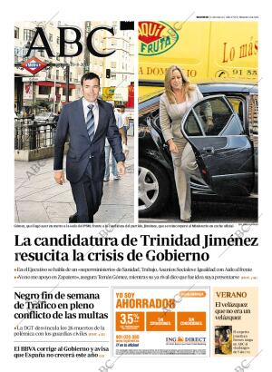 ABC MADRID 10-08-2010 página 1