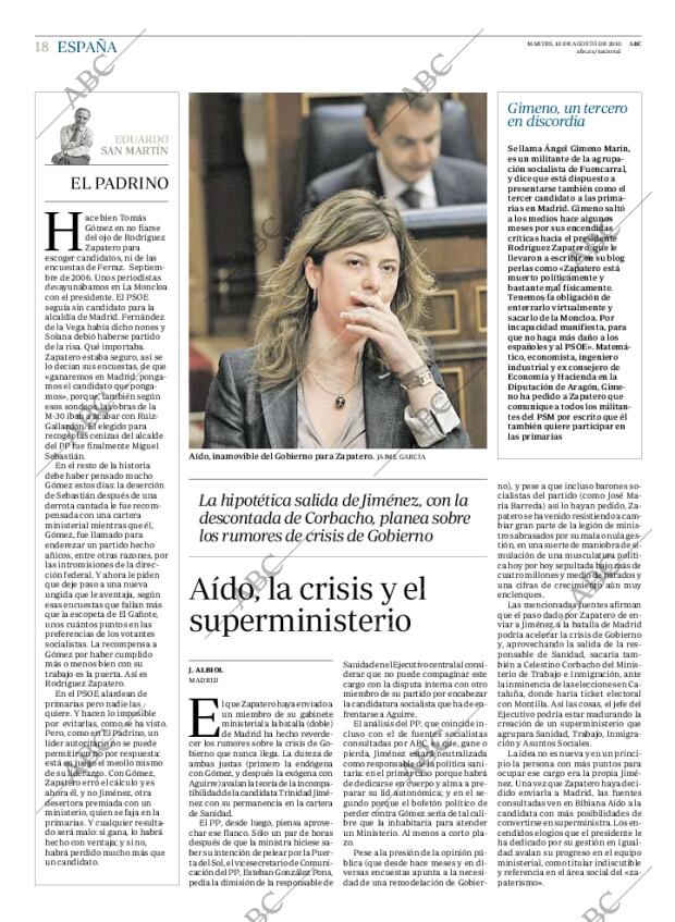 ABC MADRID 10-08-2010 página 18