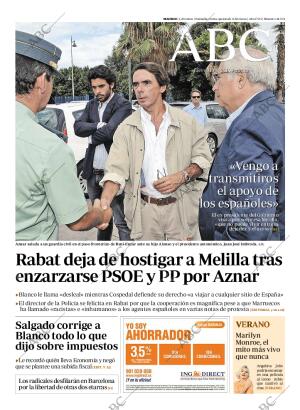 ABC MADRID 19-08-2010 página 1