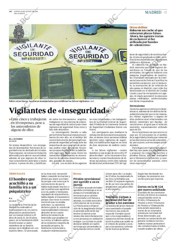 ABC MADRID 19-08-2010 página 41