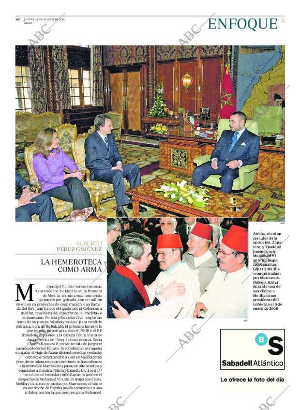 ABC MADRID 19-08-2010 página 5