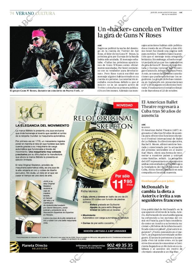 ABC MADRID 19-08-2010 página 74