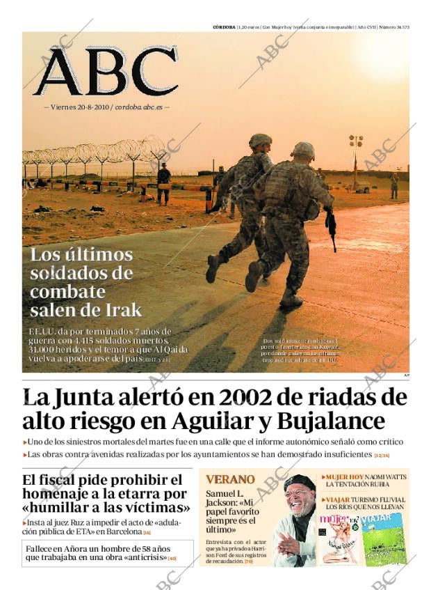 ABC CORDOBA 20-08-2010 página 1