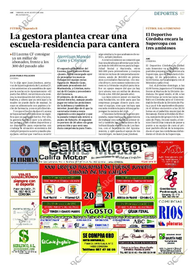 ABC CORDOBA 20-08-2010 página 67