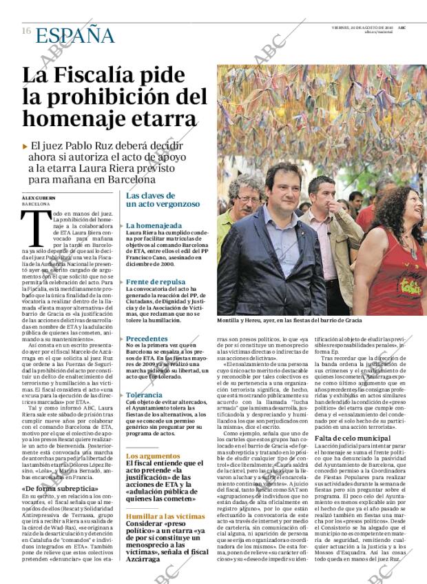 ABC MADRID 20-08-2010 página 16