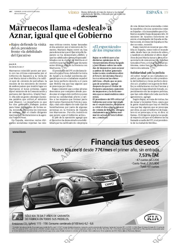 ABC MADRID 20-08-2010 página 19