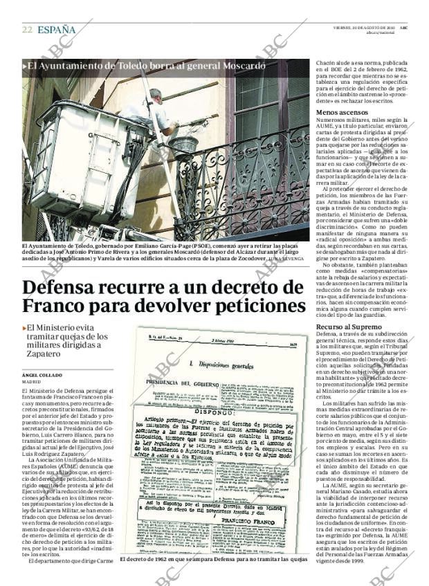 ABC MADRID 20-08-2010 página 22