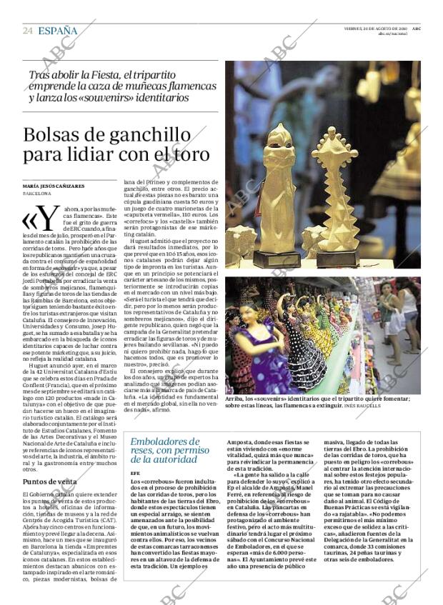 ABC MADRID 20-08-2010 página 24