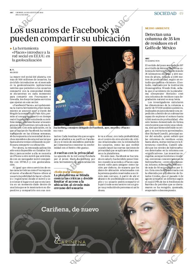 ABC MADRID 20-08-2010 página 49