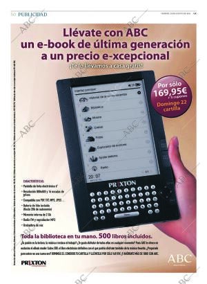 ABC MADRID 20-08-2010 página 50