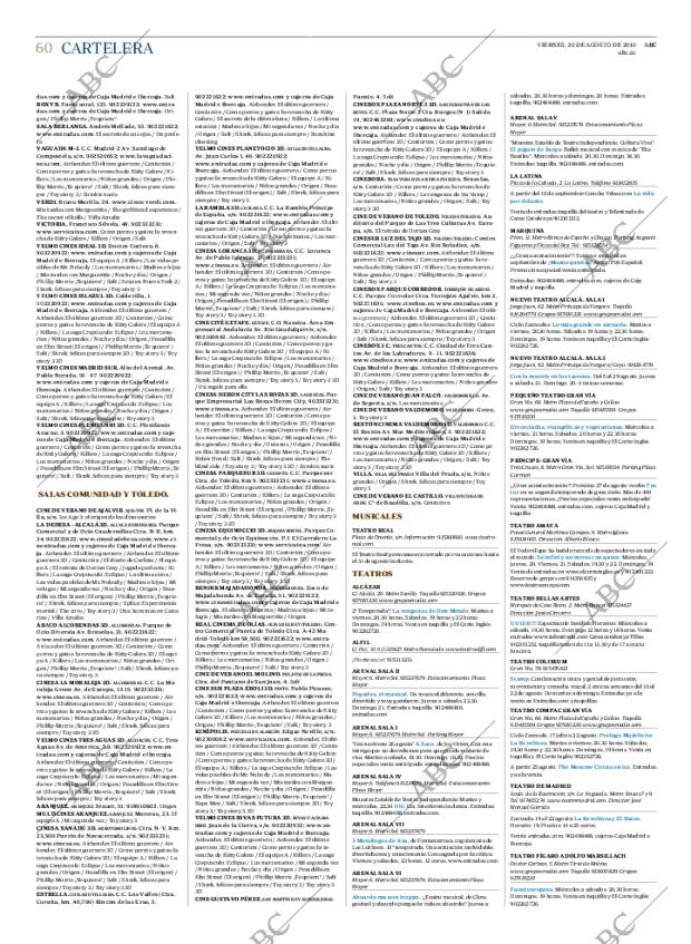 ABC MADRID 20-08-2010 página 60