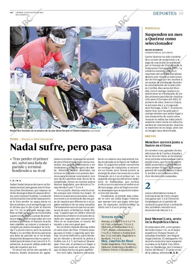 ABC MADRID 20-08-2010 página 69