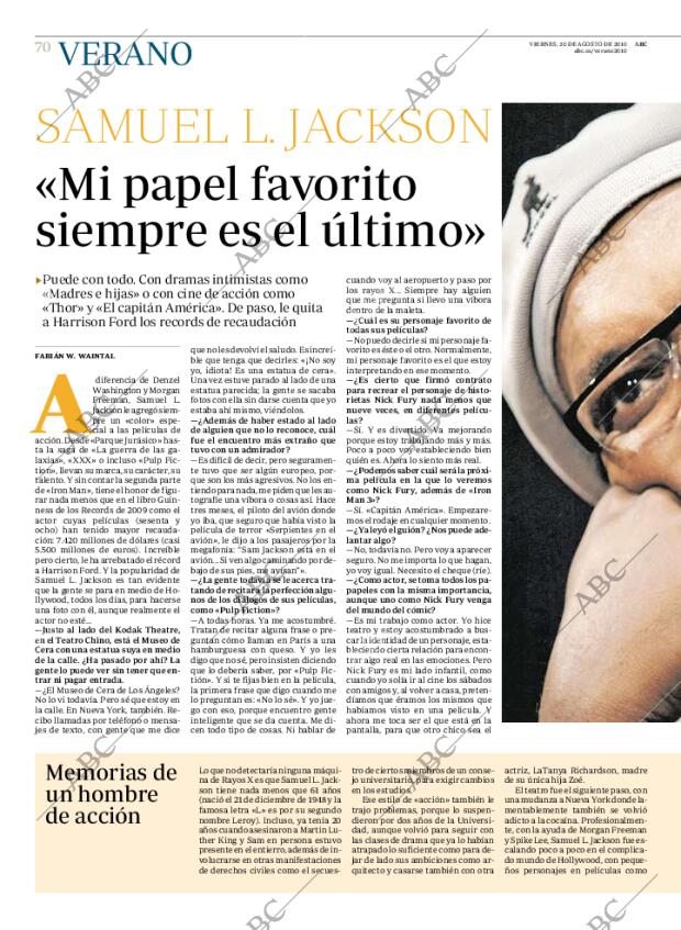 ABC MADRID 20-08-2010 página 70