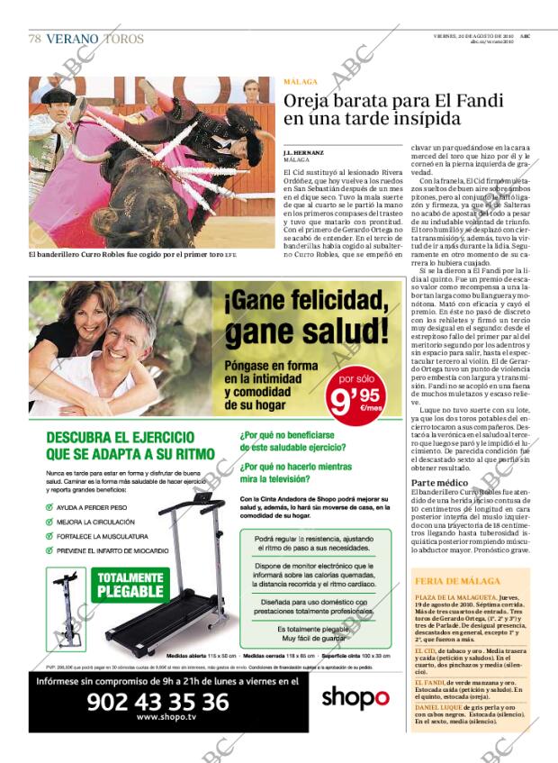 ABC MADRID 20-08-2010 página 78