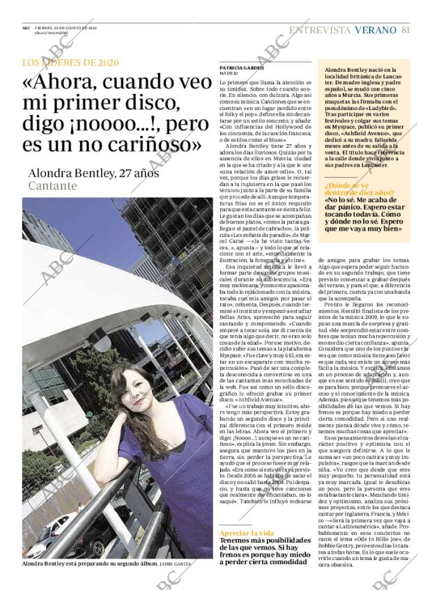 ABC MADRID 20-08-2010 página 81