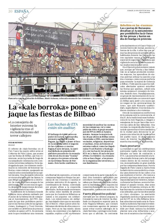 ABC MADRID 21-08-2010 página 20