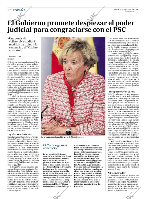 ABC MADRID 21-08-2010 página 22
