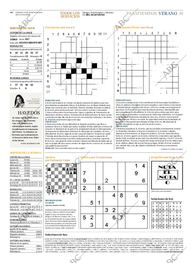 ABC MADRID 21-08-2010 página 81