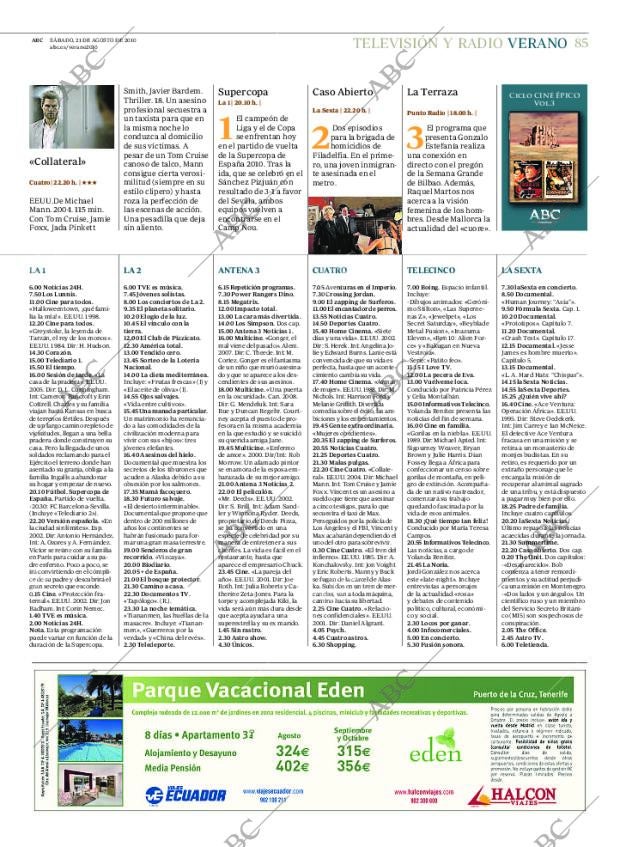 ABC MADRID 21-08-2010 página 85