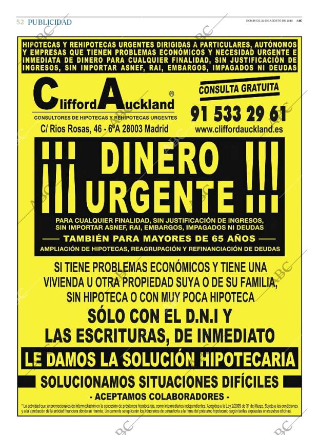 ABC MADRID 22-08-2010 página 52