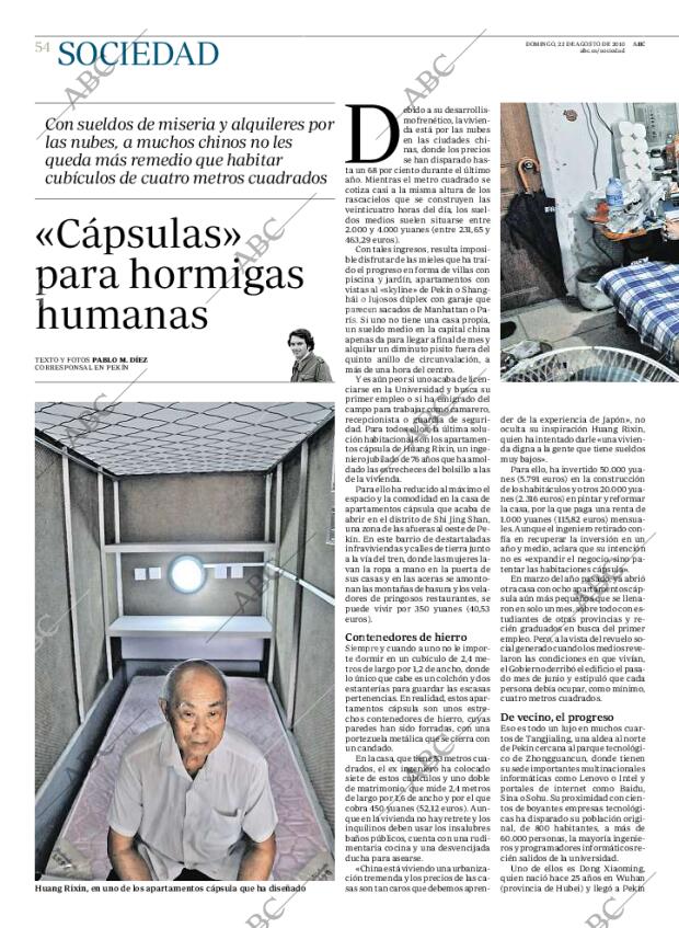 ABC MADRID 22-08-2010 página 54