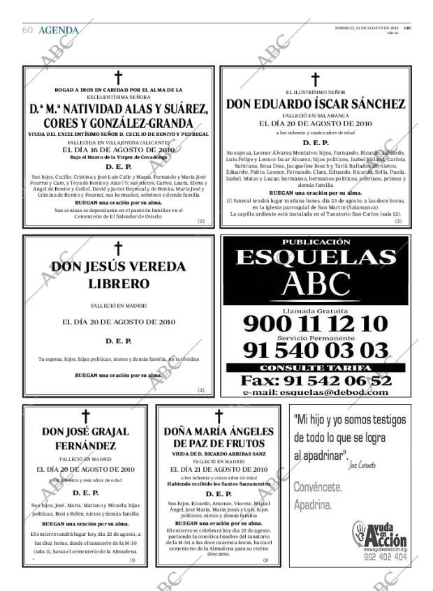 ABC MADRID 22-08-2010 página 60