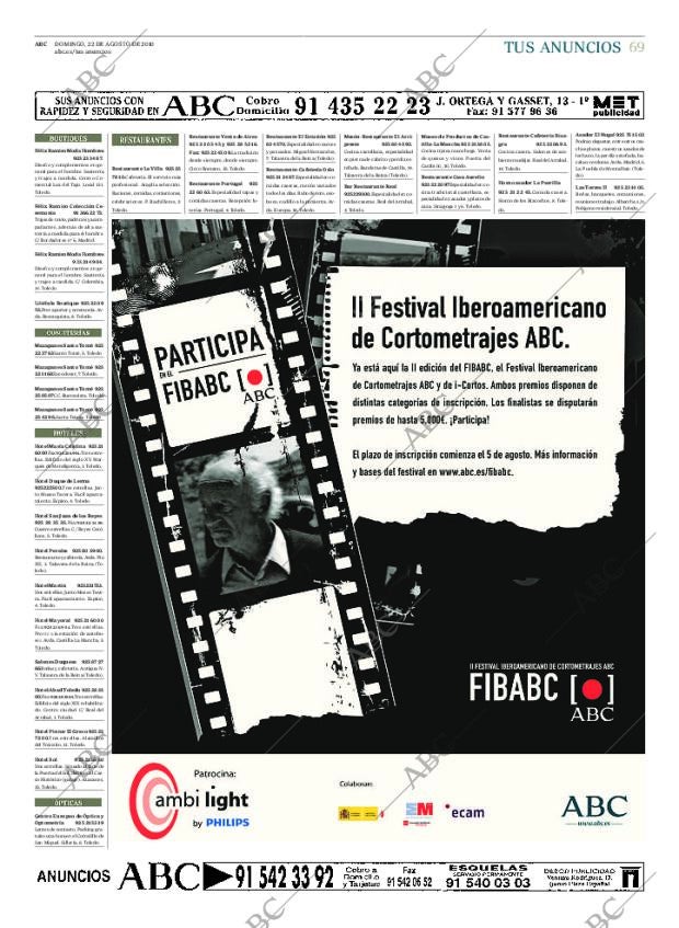 ABC MADRID 22-08-2010 página 69