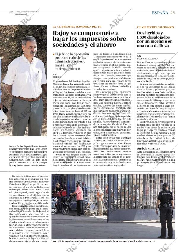 ABC MADRID 23-08-2010 página 25