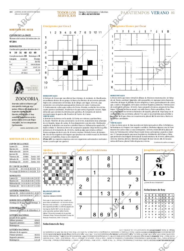 ABC MADRID 26-08-2010 página 81