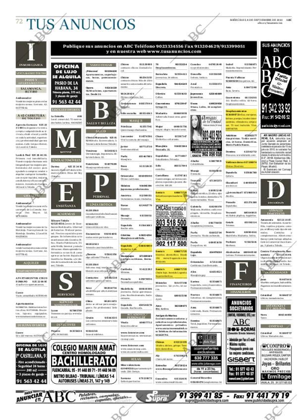 ABC MADRID 08-09-2010 página 72