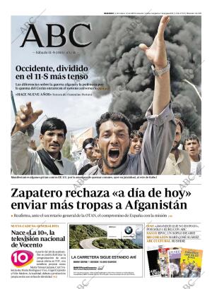 ABC MADRID 11-09-2010 página 1