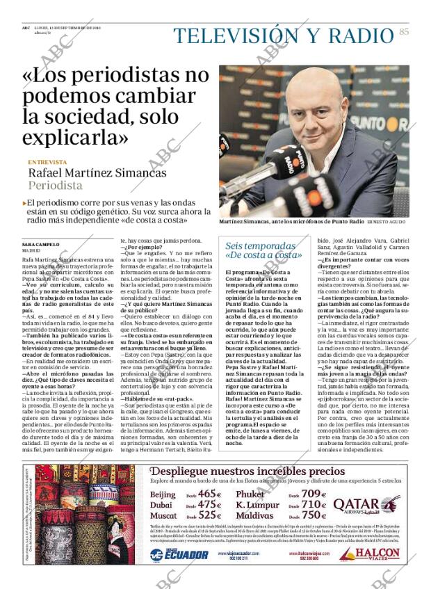 ABC MADRID 13-09-2010 página 85