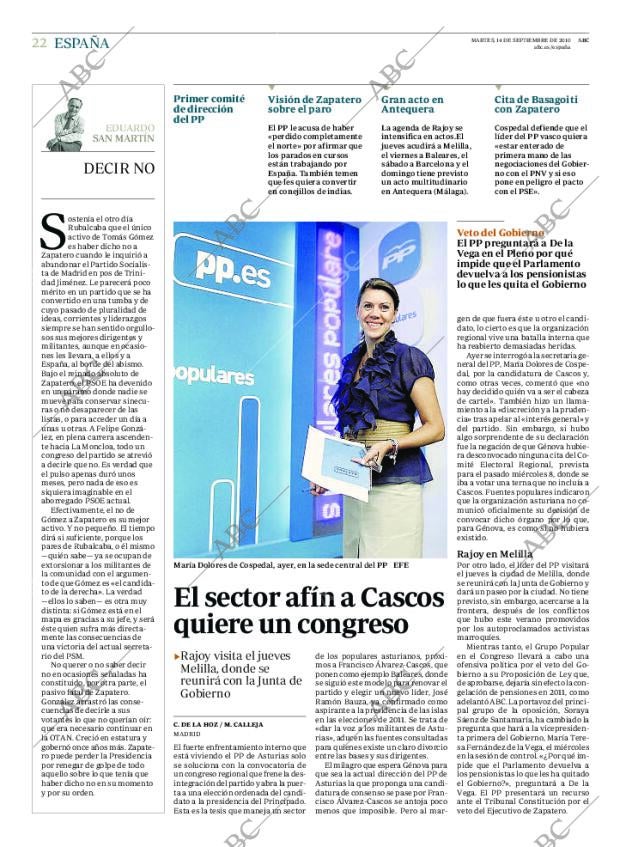 ABC MADRID 14-09-2010 página 22