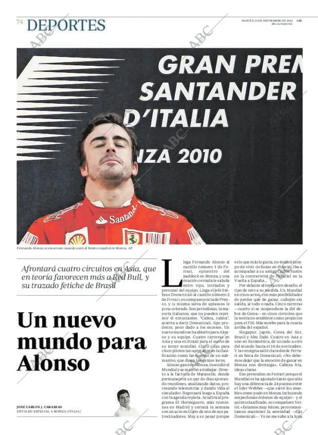ABC MADRID 14-09-2010 página 74