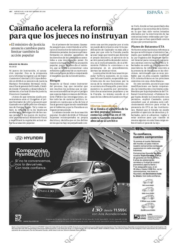 ABC MADRID 15-09-2010 página 25
