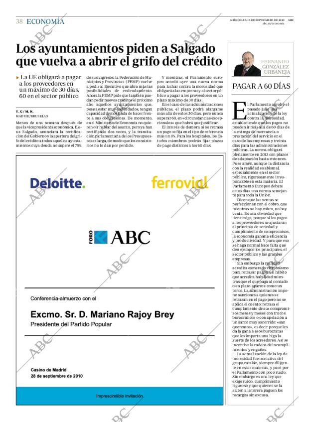 ABC MADRID 15-09-2010 página 38