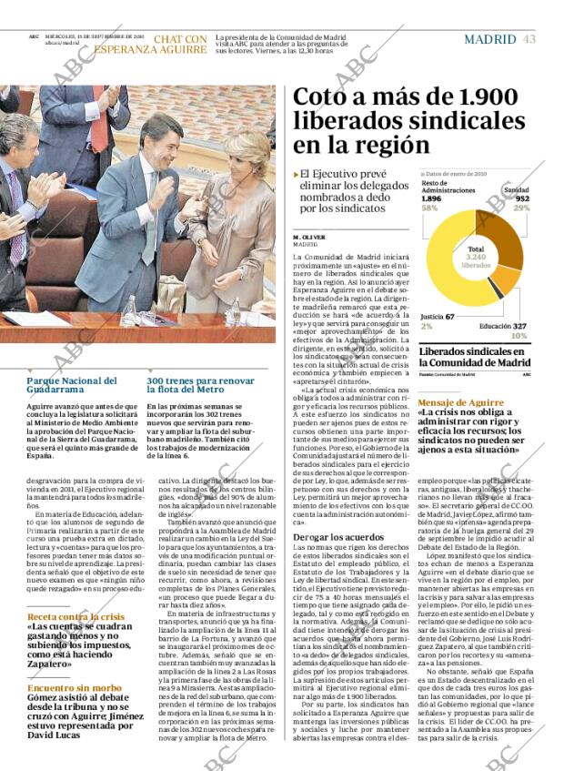 ABC MADRID 15-09-2010 página 43