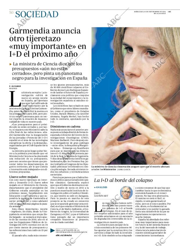 ABC MADRID 15-09-2010 página 50