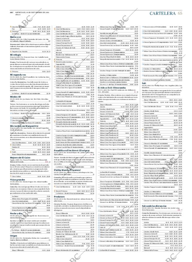 ABC MADRID 15-09-2010 página 65