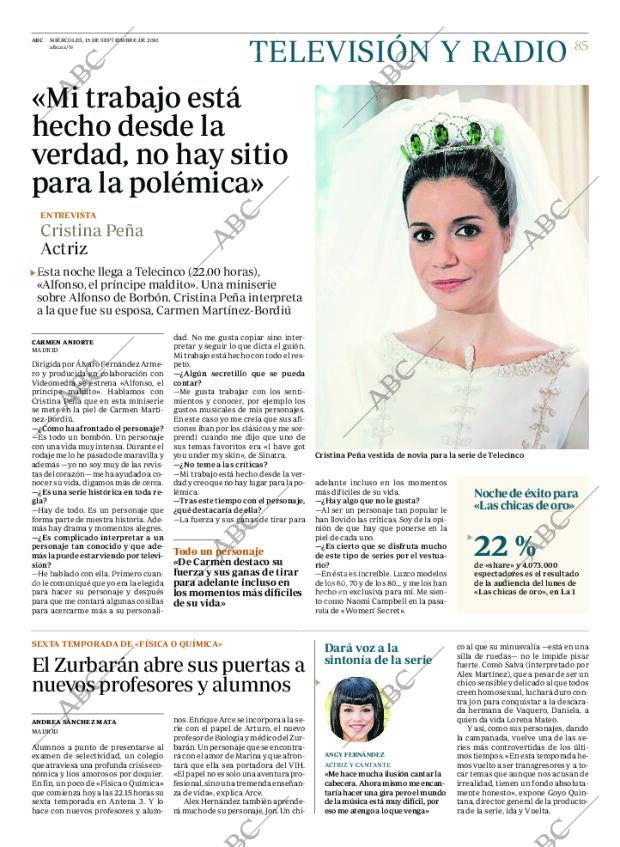 ABC MADRID 15-09-2010 página 85