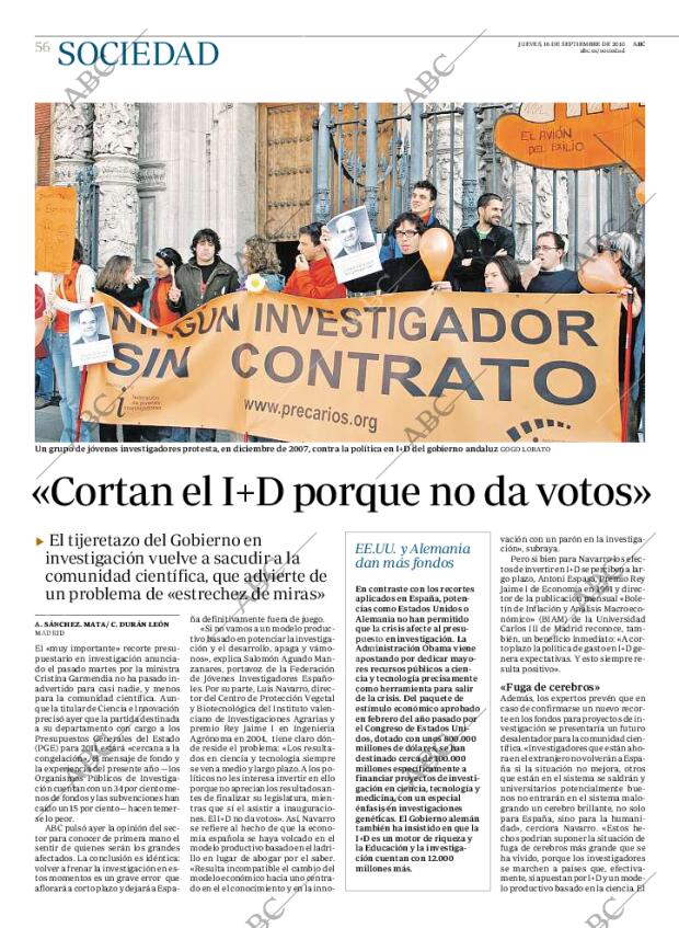 ABC MADRID 16-09-2010 página 56