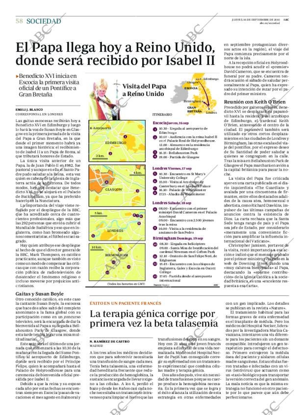 ABC MADRID 16-09-2010 página 58