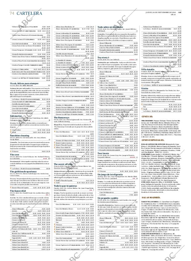 ABC MADRID 16-09-2010 página 74